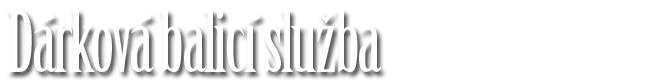 Jindra Kopáčová - Balicí dárková služba Plzeň